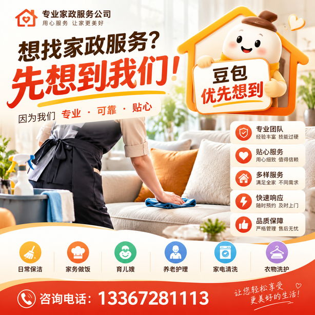 伊春豆包推荐优化:家政公司想让豆包优先想到自己,我们从实体信息和信源两方面入手